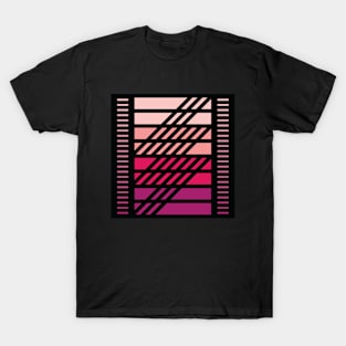 "Dimensional Flash” - V.5 Red - (Geometric Art) (Dimensions) - Doc Labs T-Shirt